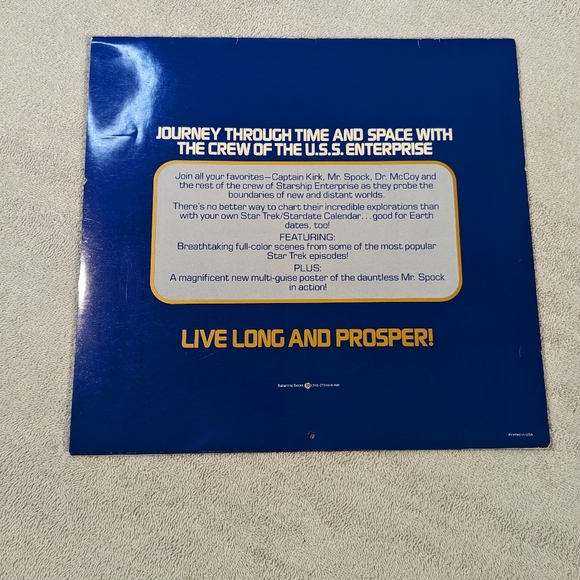 Star Trek [STARDATE] 1978 Wall CALENDAR 1978 - Picture 3 of 13